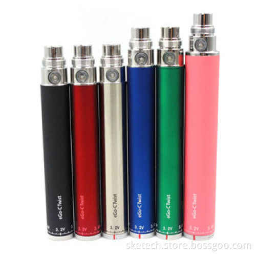 2014 Newest Variable Voltage E-cigarette Batteries, eGo-C Twist